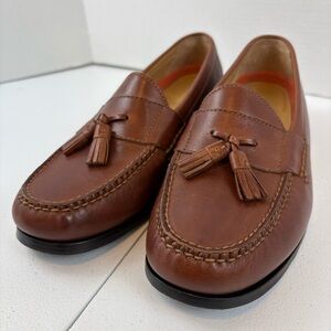 Cole Haan Men’s Brown Leather Loafer With Tassel - Excellent Dress Shoes Size 9